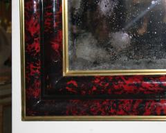 A Pair of Palatial 19th Century English Regency Red Tortoiseshell Mirrors - 3632324