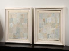 A Pair of Patchwork Painterly Collages - 4292397