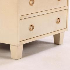 A Pair of Pergamino 4 Drawers Cabinets Nightstands C 1950  - 4288605