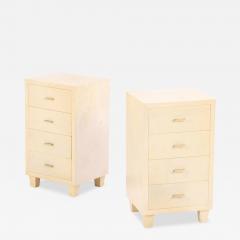 A Pair of Pergamino 4 Drawers Cabinets Nightstands C 1960  - 4319033