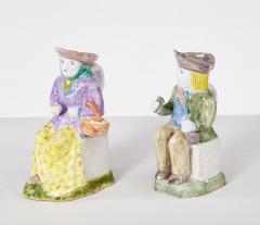 A Pair of Provencal Faience Vineyard Pitchers - 4559639