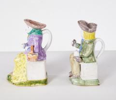 A Pair of Provencal Faience Vineyard Pitchers - 4559645