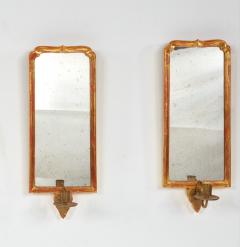 A Pair of Queen Anne Gilt Candle Sconces - 4447902