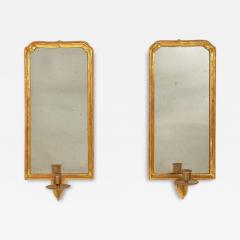A Pair of Queen Anne Gilt Candle Sconces - 4447917
