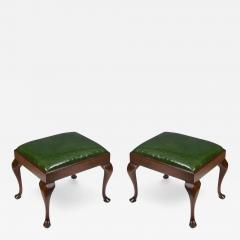 A Pair of Queen Anne Style Walnut Benches - 3893425