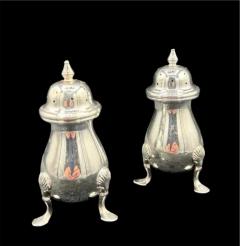 A Pair of Sterling Silver Salt Pepper Shakers - 3871013