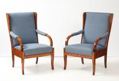 A Pair of Swedish Birchwood Open Armchairs Late19th Century - 4748799