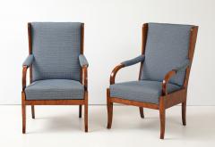 A Pair of Swedish Birchwood Open Armchairs Late19th Century - 4748801