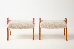 A Pair of Swedish Modernist stool Ca 1950s - 4806618