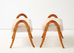 A Pair of Swedish Modernist stool Ca 1950s - 4806619