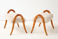 A Pair of Swedish Modernist stool Ca 1950s - 4806623