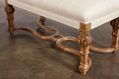 A Pair of Upholstered Giltwood Benches - 4559373