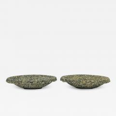 A Pair of Vintage Pebble Stone Concrete Planters - 3110819