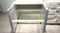 A Pair of White Gloss Lacquer Nightstands Lane - 4757553