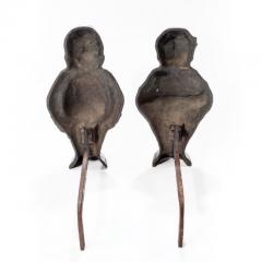 A Pair of cast iron andirons - 802204