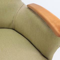 A Pair of restored Danish armchairs with rolled arms Circa 1950 - 3019351