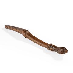 A Parcel Gilt Walnut Tiller Possibly From An Officer s Rowing Gig - 1226711