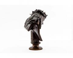 A Patinated Bronze Bust of Jesus Christ by Clesinger and Barbedienne 12 High - 4552846