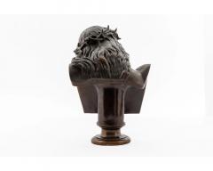 A Patinated Bronze Bust of Jesus Christ by Clesinger and Barbedienne 12 High - 4552849