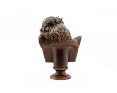 A Patinated Bronze Bust of Jesus Christ by Clesinger and Barbedienne 15 High - 4552862