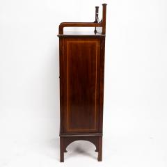 A Petite Arts Crafts Mahogany Display Cabinet in the Anglo Japanese Style - 4192449