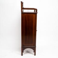 A Petite Arts Crafts Mahogany Display Cabinet in the Anglo Japanese Style - 4192451