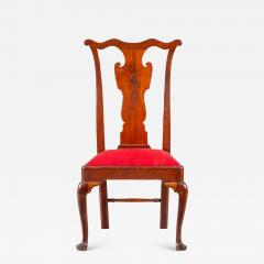 A Philadelphia walnut paneled foot side chair - 1666086