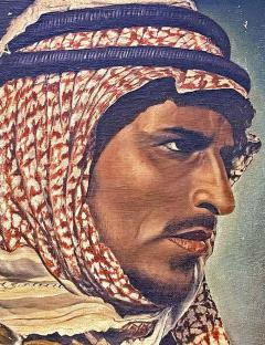 A Portrait of a Bedouin with Keffiyeh  - 4172792