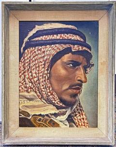 A Portrait of a Bedouin with Keffiyeh  - 4172793