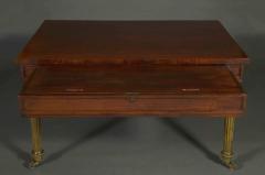 A Probably Unique Rectangular Mahogany Center or Library Table - 4290250