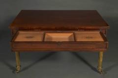 A Probably Unique Rectangular Mahogany Center or Library Table - 4290251