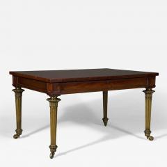A Probably Unique Rectangular Mahogany Center or Library Table - 4290688