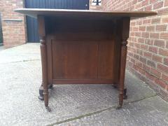 A Quality Drop Leaf Victorian Oak Dining Table - 4192460