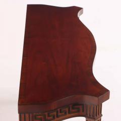 A Quality Georgian style mahogany console table C 1950 Branded Stanford  - 4211462