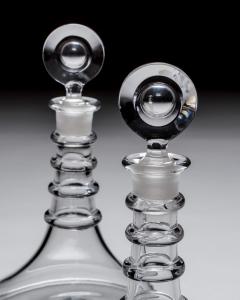 A RARE PAIR OF PLAIN GEORGIAN SHIPS DECANTERS - 4250552