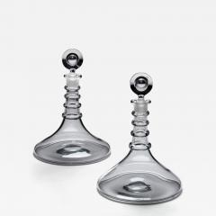 A RARE PAIR OF PLAIN GEORGIAN SHIPS DECANTERS - 4250848