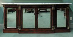 A REGENCY ROSEWOOD BREAKFRONT SIDE CABINET - 3562858