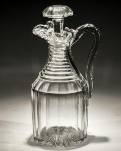 A REGENCY SLICE STEP CUT CLARET JUG - 3792958