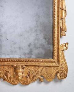 A Rare 18th Century George II Carved Cut Gesso and Giltwood Mirror Circa 1730 - 3288679