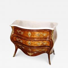 A Rare 18th Century Italian Louis XV Arbalette Bomb Commode - 3518667