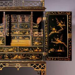 A Rare Chinese Chippendale George III cabinet on stand circa 1760 England - 3541939