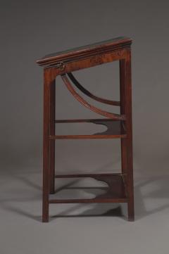 A Rare Early George III Mahogany Double Ratcheted Reading Cum Drawing Table - 1479111