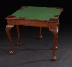 A Rare George II Mahogany Triple Top Games Table - 2152458