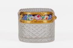 A Rare Louis XVI Gold and Enamel Rock Crystal Snuff Box Rothschild Provenance - 4569579