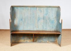 A Rare Original West Country Blue Painted Settle - 3906366