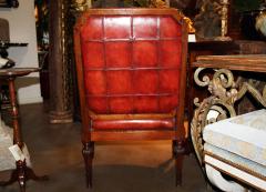 A Rare Pair of 18th Century Italian Louis XVI Walnut Armchairs - 3298765