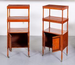 A Rare Pair of 18th c English Satinwood Etageres - 3274511