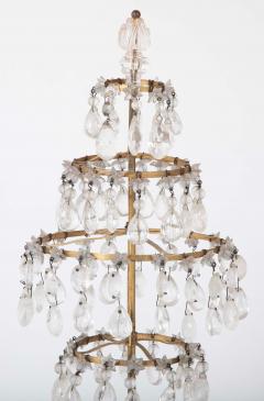 A Rare Pair of Swedish Rock Crystal Crystal Candelabra - 4257497