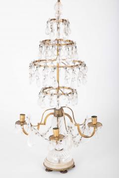 A Rare Pair of Swedish Rock Crystal Crystal Candelabra - 4257501