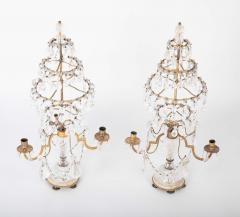 A Rare Pair of Swedish Rock Crystal Crystal Candelabra - 4257503